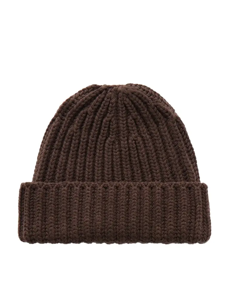 Stòffa Ribbed Cashmere Beanie - Men