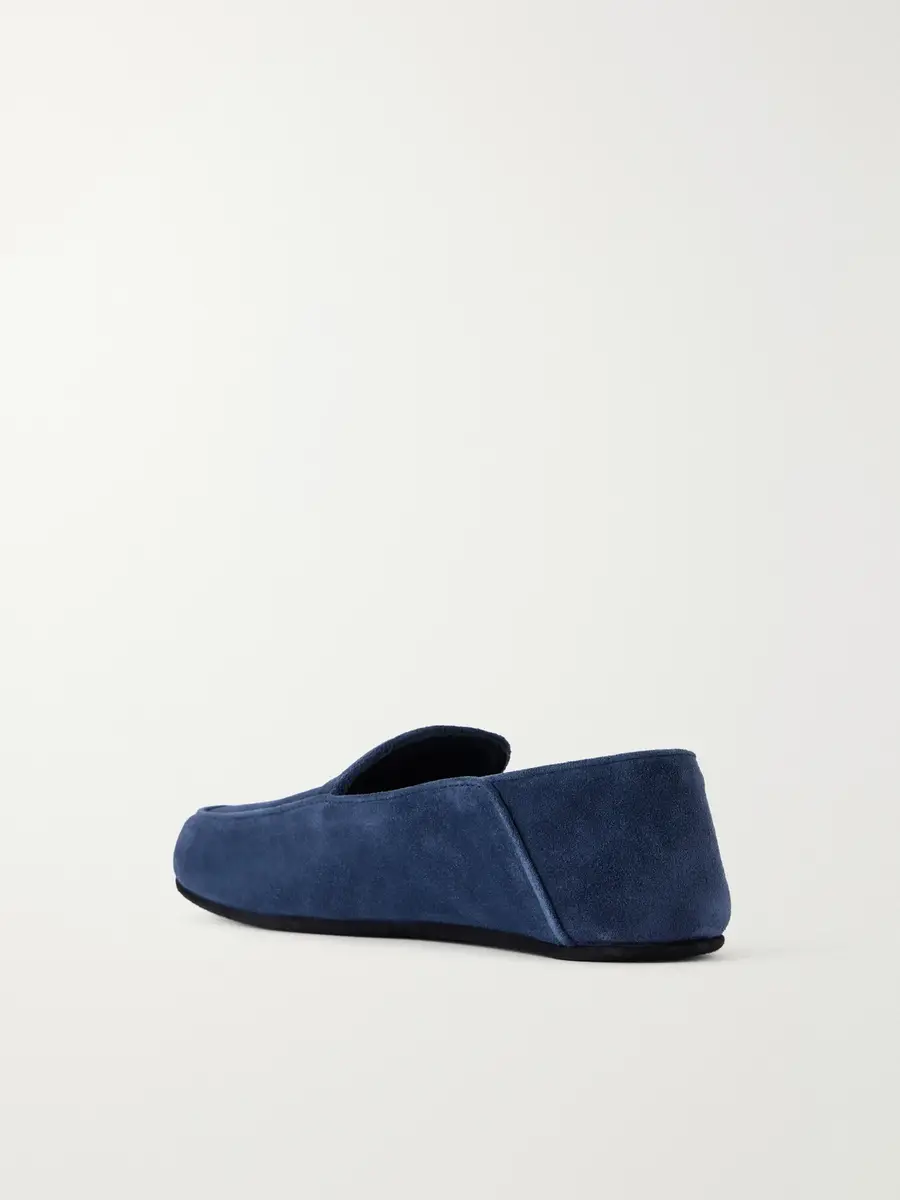 George Cleverley Mayfair Collapsible-Heel Suede Loafers - Men | Thumbnail 4 George Cleverley Mayfair Collapsible-Heel Suede Loafers - Men | Thumbnail 4