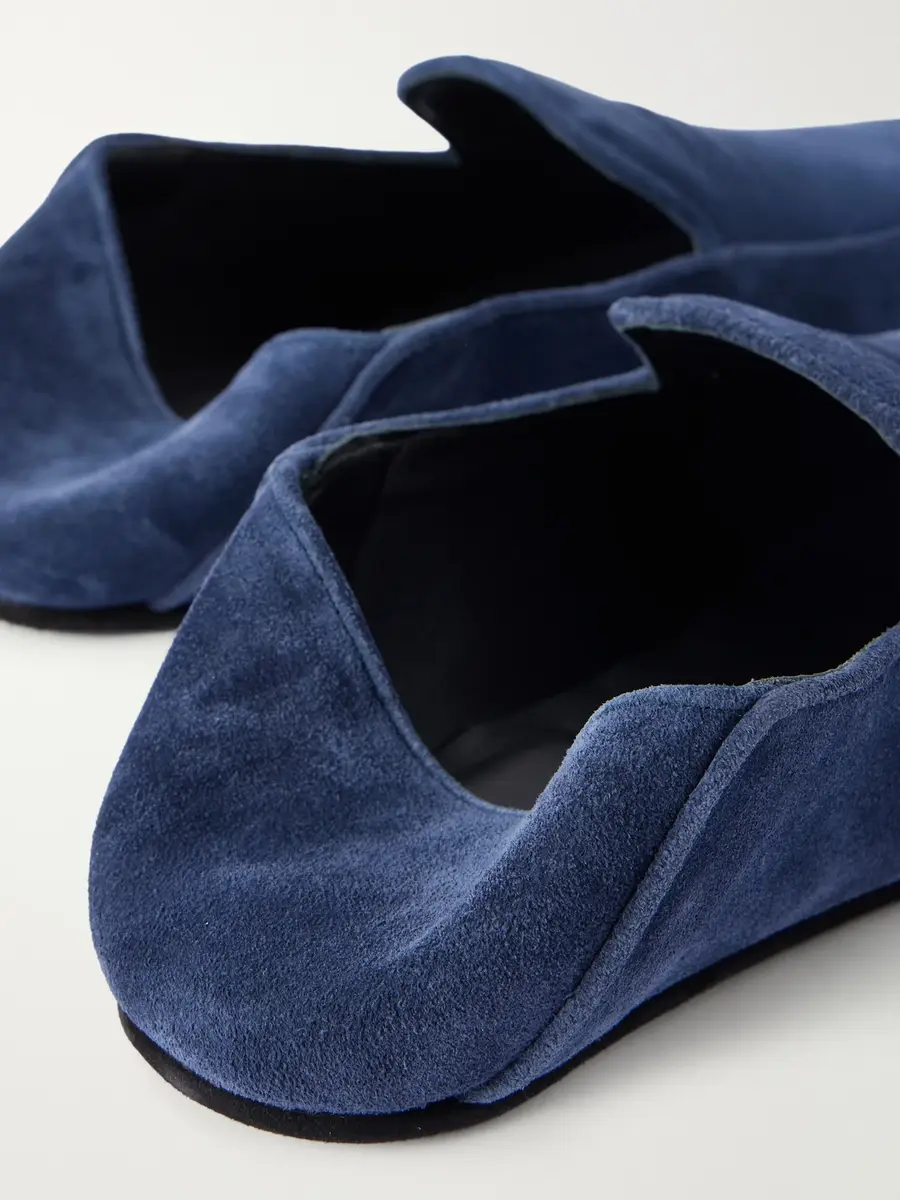 George Cleverley Mayfair Collapsible-Heel Suede Loafers - Men | Thumbnail 5 George Cleverley Mayfair Collapsible-Heel Suede Loafers - Men | Thumbnail 5