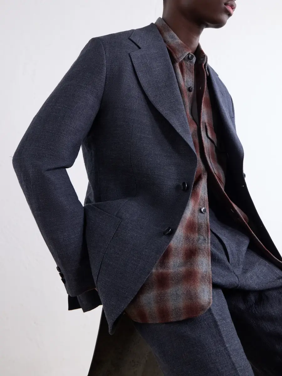 Kaptain Sunshine Woven Wool, Linen and Hemp-Blend Suit Jacket - Men | Thumbnail 5 Kaptain Sunshine Woven Wool, Linen and Hemp-Blend Suit Jacket - Men | Thumbnail 5