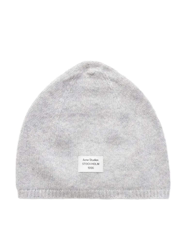 Acne Studios Kassias Logo-Appliquéd Rib-Trimmed Cashmere Beanie - Men