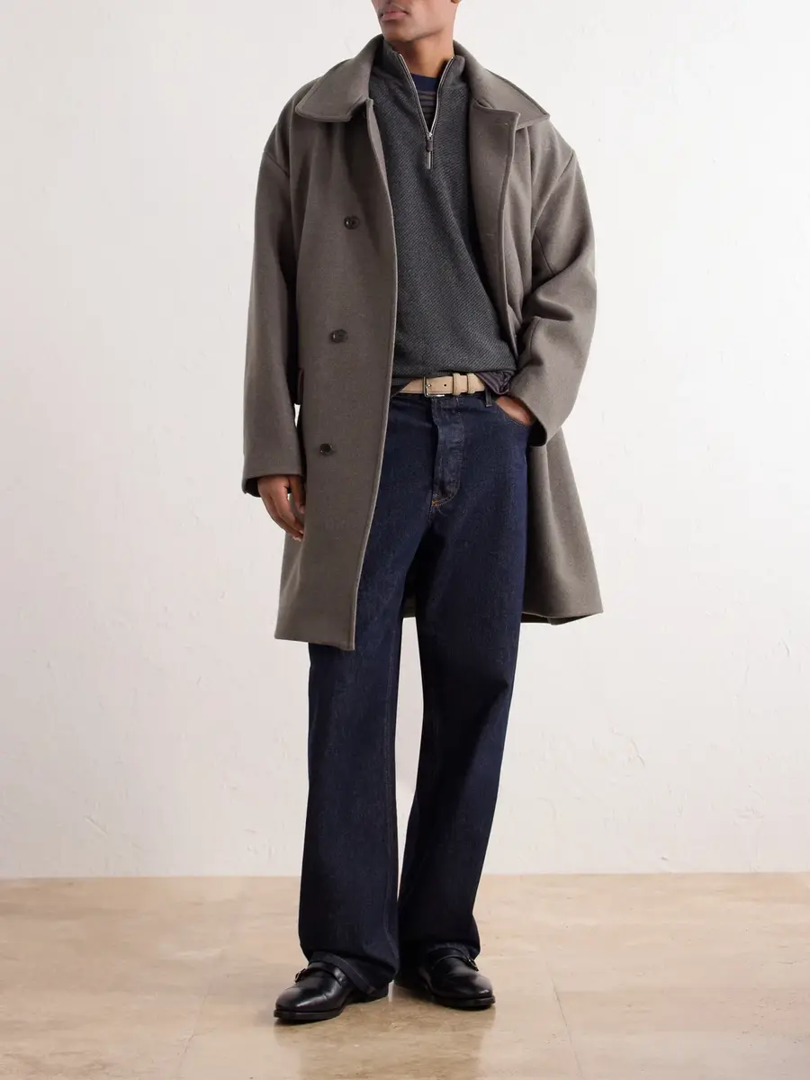 N.Peal Temple Cashmere Half-Zip Sweater - Men | Thumbnail 2