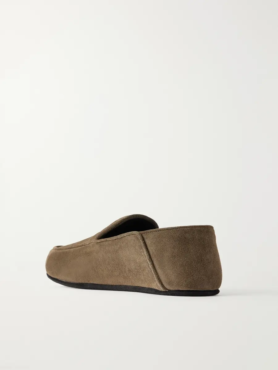 George Cleverley Mayfair Collapsible-Heel Suede Loafers - Men | Thumbnail 4 George Cleverley Mayfair Collapsible-Heel Suede Loafers - Men | Thumbnail 4