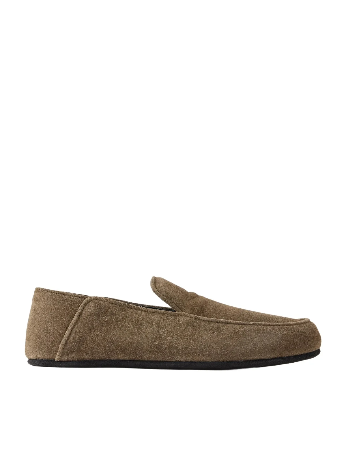 George Cleverley Mayfair Collapsible-Heel Suede Loafers - Men