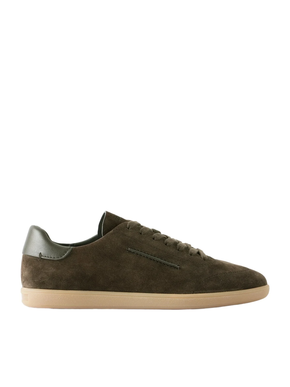 Zegna 232 Leather-Trimmed Suede Sneakers - Men