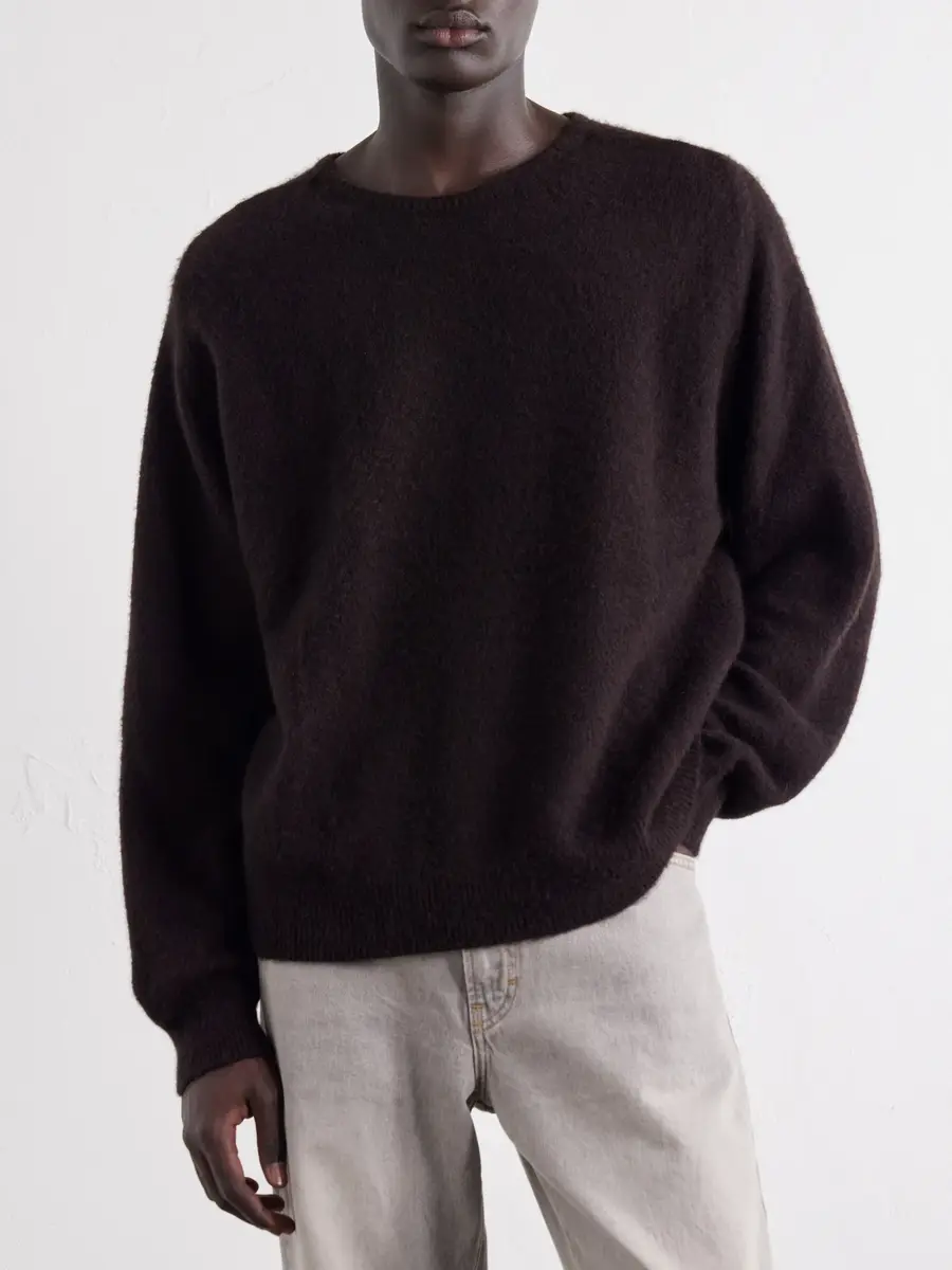 A.PRESSE Brushed Cashmere Sweater - Men | Thumbnail 3 A.PRESSE Brushed Cashmere Sweater - Men | Thumbnail 3