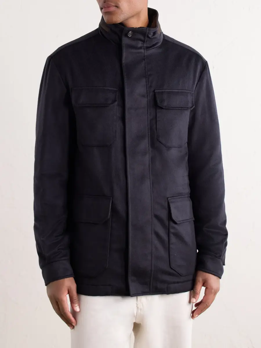 N.Peal Vale Cashmere-Twill Jacket - Men | Thumbnail 3 N.Peal Vale Cashmere-Twill Jacket - Men | Thumbnail 3