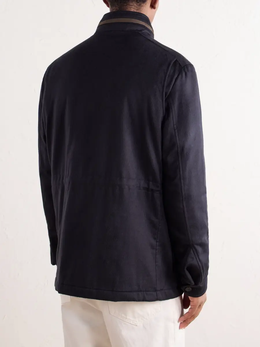 N.Peal Vale Cashmere-Twill Jacket - Men | Thumbnail 4 N.Peal Vale Cashmere-Twill Jacket - Men | Thumbnail 4