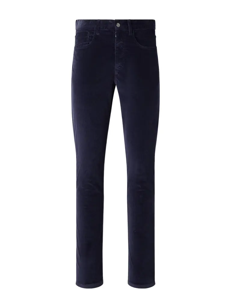 Canali Tapered Cotton-Blend Corduroy Trousers - Men