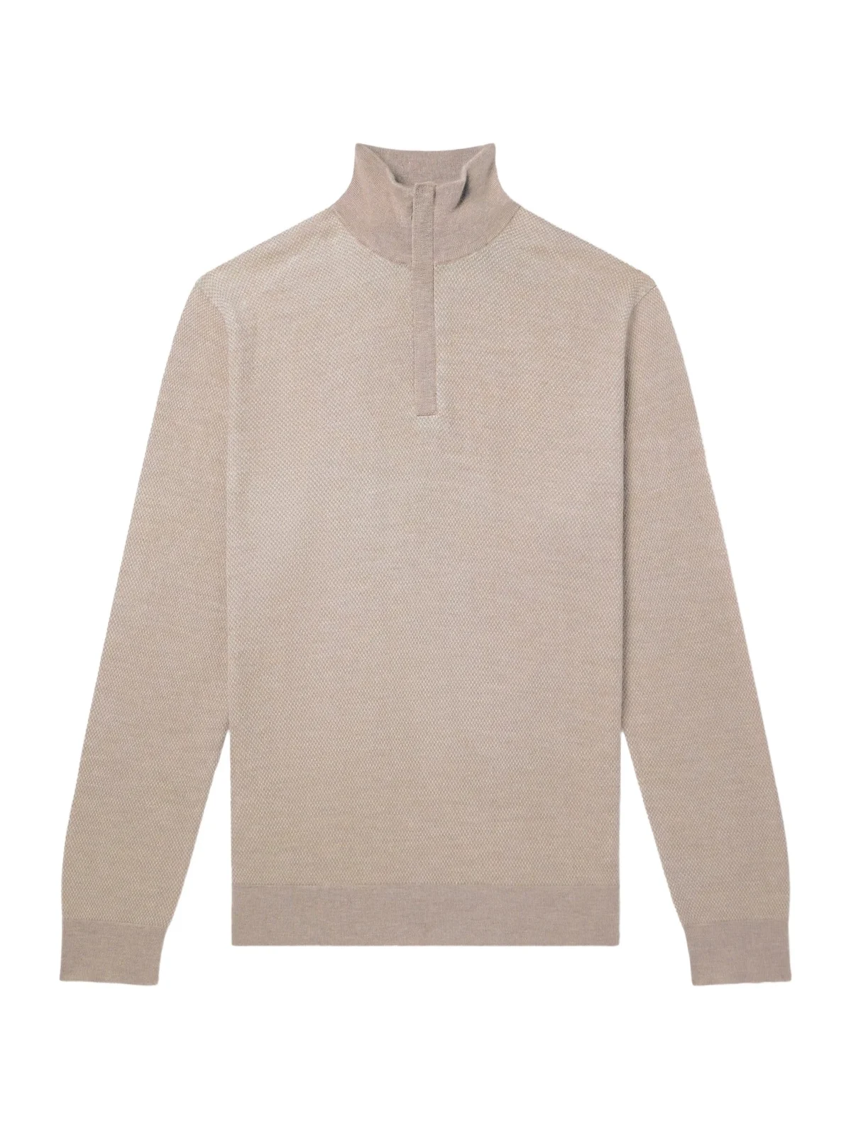N.Peal Regent Cashmere and Silk-Blend Half Zip-Up Sweater - Men