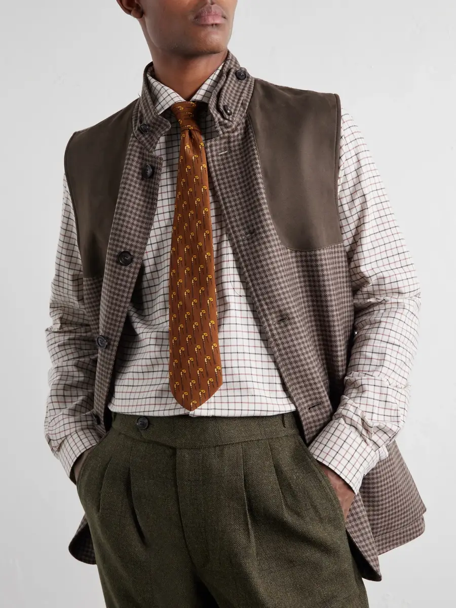 Purdey 8cm Printed Silk Tie - Men | Thumbnail 2 Purdey 8cm Printed Silk Tie - Men | Thumbnail 2