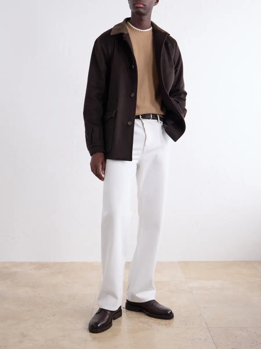 De Petrillo Merino Wool and Cashmere-Blend Sweater - Men | Thumbnail 2 De Petrillo Merino Wool and Cashmere-Blend Sweater - Men | Thumbnail 2