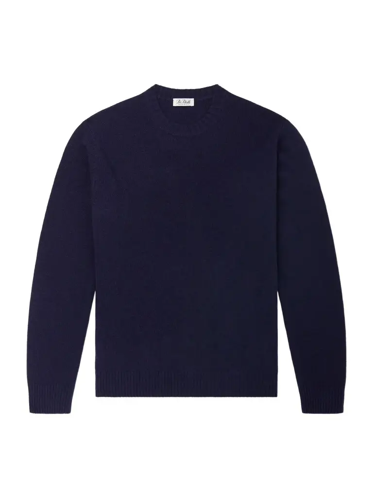 De Petrillo Merino Wool and Cashmere-Blend Sweater - Men