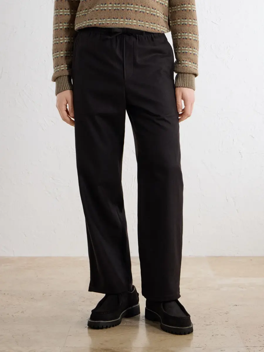 A.P.C. Vincent Straight-Leg Wool-Blend Drawstring Trousers - Men | Thumbnail 3