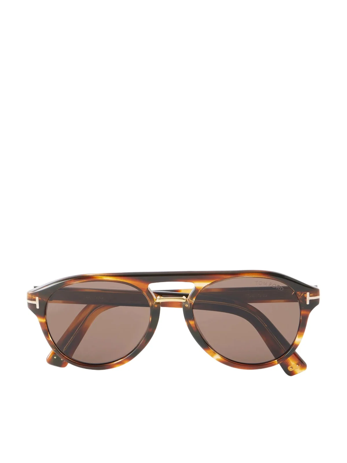 Tom Ford Icon Double-Bridge Aviator-Style Acetate Sunglasses - Men