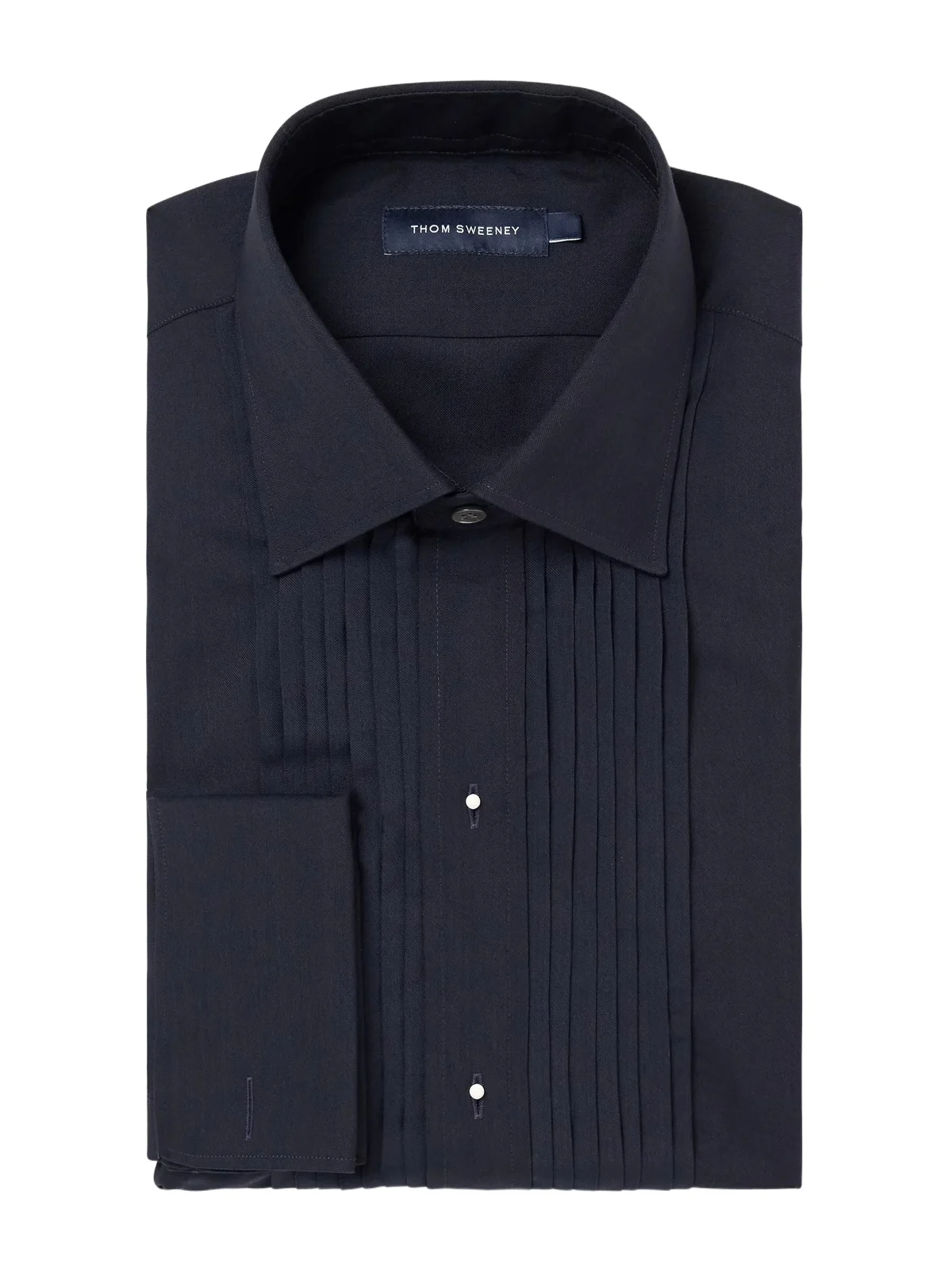 Thom Sweeney Fly Classic-Collar Wool and Silk-Blend Shirt - Men