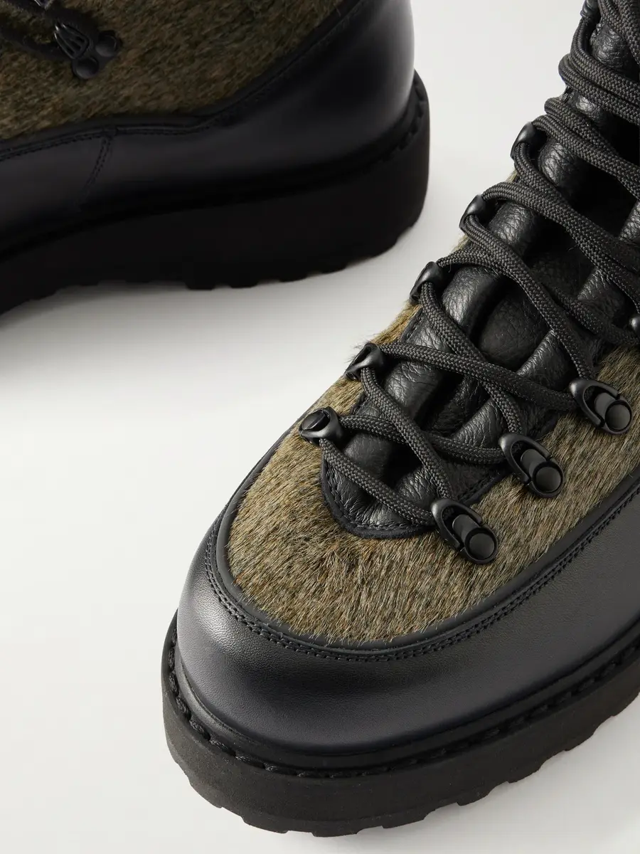 Diemme Roccia Vet Due Gala Leather-Trimmed Calf Hair Ankle Boots - Men | Thumbnail 5