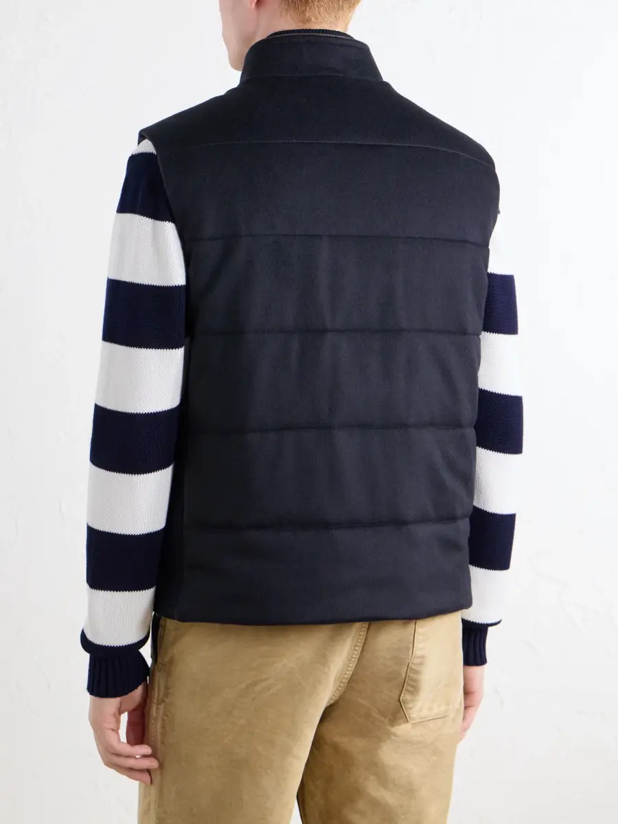 N.Peal Belgravia Quilted Cashmere Gilet - Men | Thumbnail 4 N.Peal Belgravia Quilted Cashmere Gilet - Men | Thumbnail 4