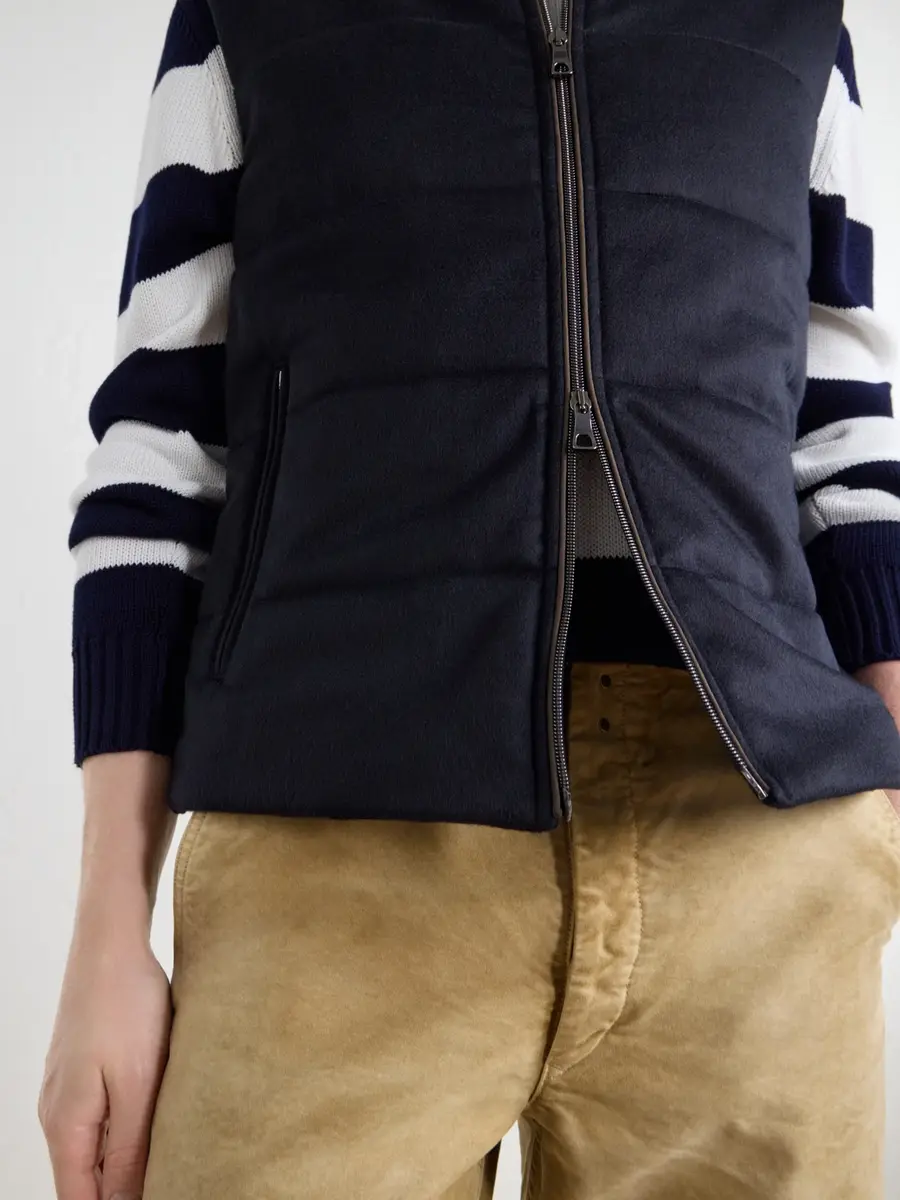N.Peal Belgravia Quilted Cashmere Gilet - Men | Thumbnail 5 N.Peal Belgravia Quilted Cashmere Gilet - Men | Thumbnail 5