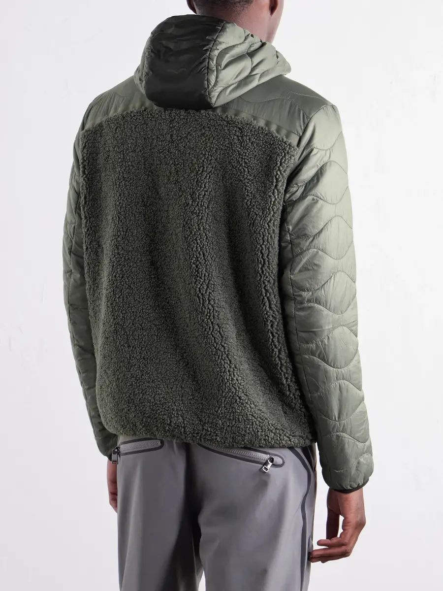 Bogner Jarek Hooded Padded Panelled Rip-Stop and Fleece Ski Jacket - Men | Thumbnail 4