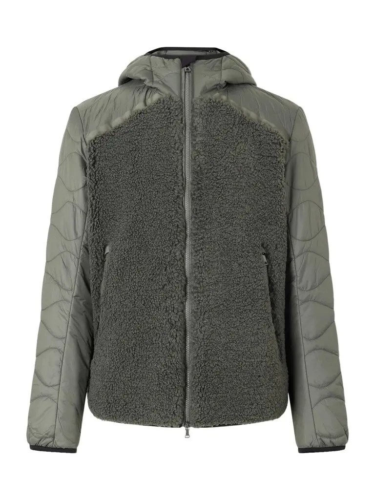 Bogner Jarek Hooded Padded Panelled Rip-Stop and Fleece Ski Jacket - Men