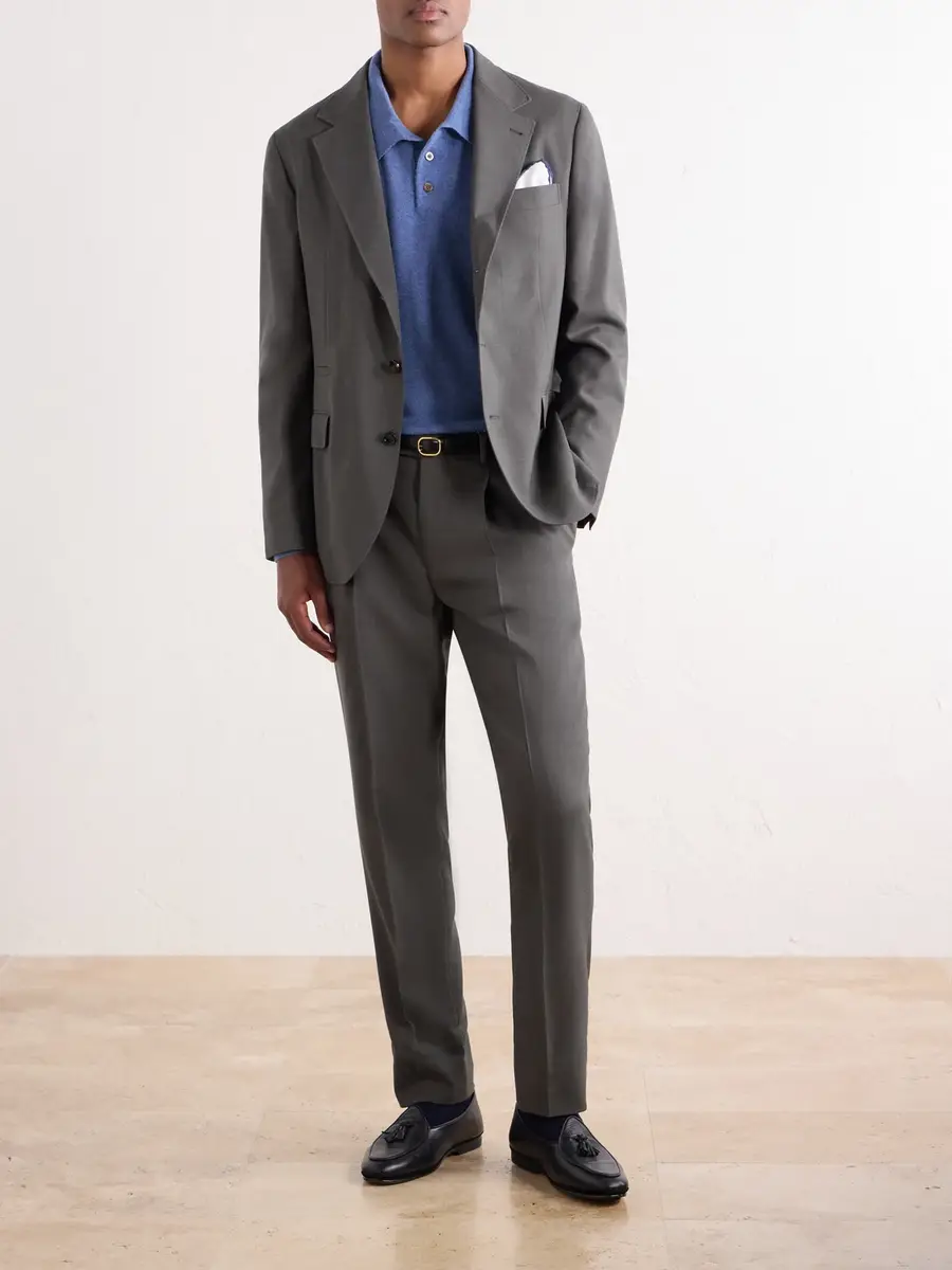 Rubinacci Cashmere Polo Shirt - Men | Thumbnail 2 Rubinacci Cashmere Polo Shirt - Men | Thumbnail 2
