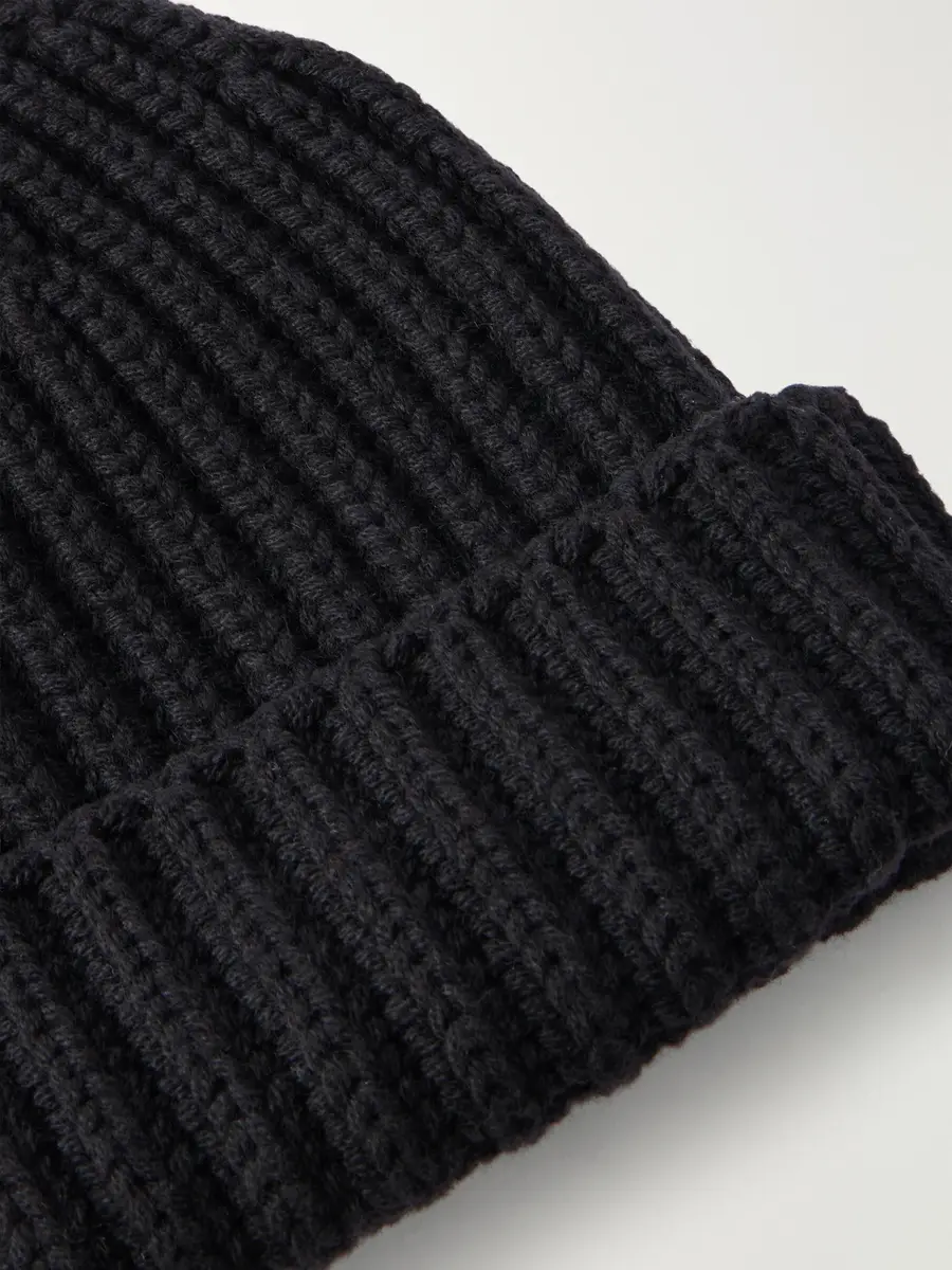 Stòffa Ribbed Cashmere Beanie - Men | Thumbnail 4 Stòffa Ribbed Cashmere Beanie - Men | Thumbnail 4