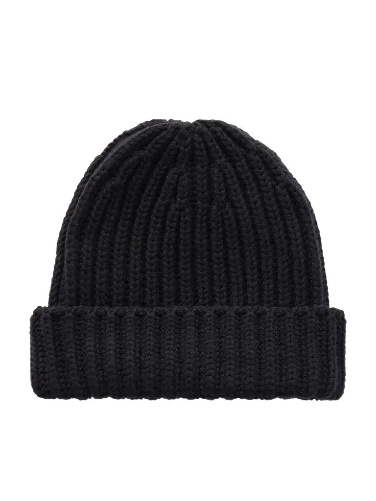 Stòffa Ribbed Cashmere Beanie - Men