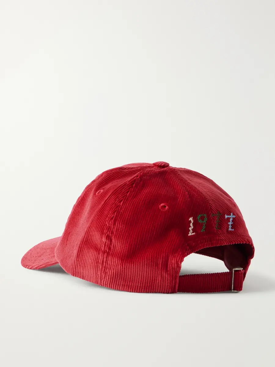Drake's 1977 Logo-Embroidered Cotton-Corduroy Baseball Cap - Men | Thumbnail 4 Drake's 1977 Logo-Embroidered Cotton-Corduroy Baseball Cap - Men | Thumbnail 4