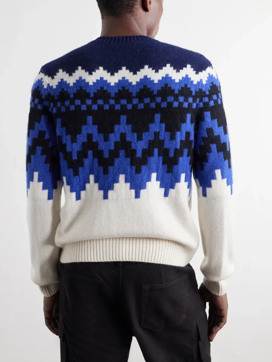Canada Goose Eri Intarsia-Knit Wool and Alpaca-Blend Sweater - Men | Thumbnail 4 Canada Goose Eri Intarsia-Knit Wool and Alpaca-Blend Sweater - Men | Thumbnail 4