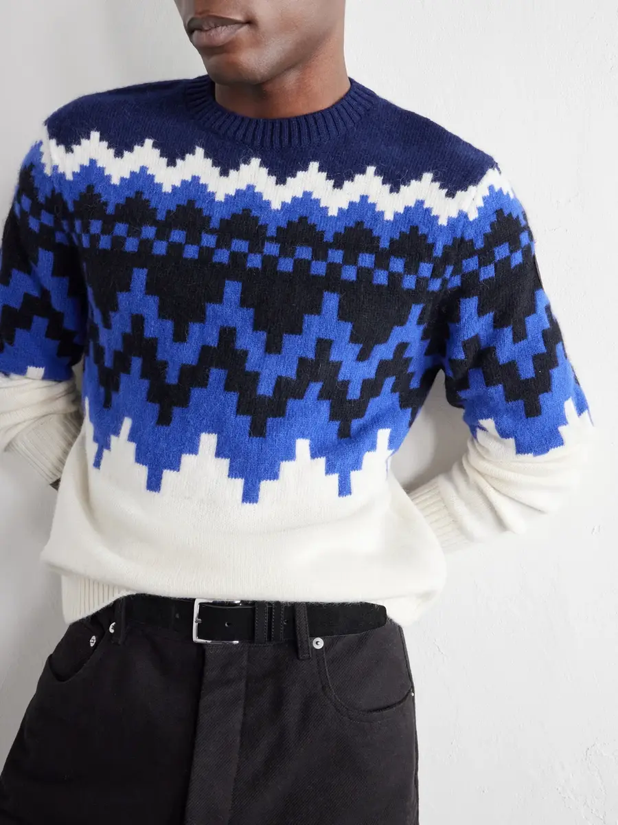 Canada Goose Eri Intarsia-Knit Wool and Alpaca-Blend Sweater - Men | Thumbnail 5 Canada Goose Eri Intarsia-Knit Wool and Alpaca-Blend Sweater - Men | Thumbnail 5
