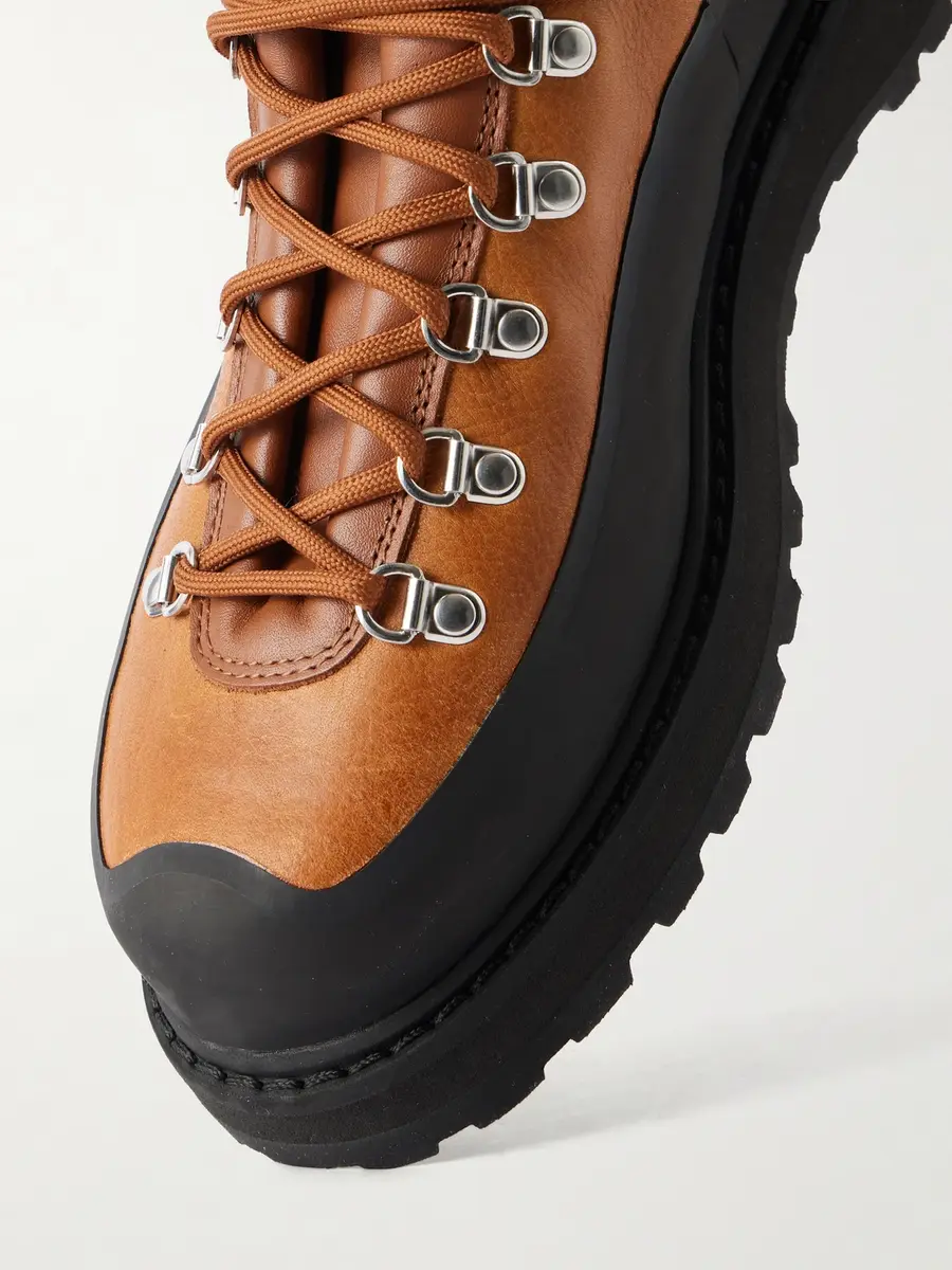 Diemme Roccia Vet Rubber-Trimmed Full-Grain Leather Hiking Boots - Men | Thumbnail 5