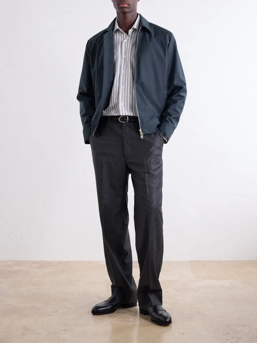 De Petrillo Striped Cotton-Poplin Shirt - Men | Thumbnail 2 De Petrillo Striped Cotton-Poplin Shirt - Men | Thumbnail 2
