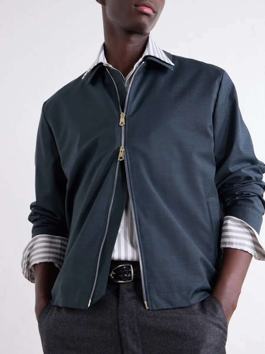 De Petrillo Striped Cotton-Poplin Shirt - Men | Thumbnail 5 De Petrillo Striped Cotton-Poplin Shirt - Men | Thumbnail 5