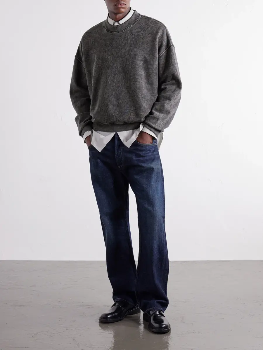 AGOLDE Lambert Cotton-Jersey Sweatshirt - Men | Thumbnail 2 AGOLDE Lambert Cotton-Jersey Sweatshirt - Men | Thumbnail 2