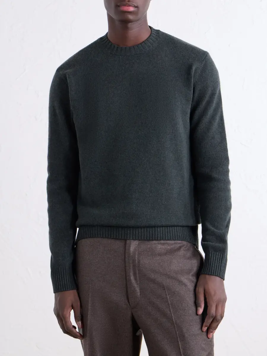 De Petrillo Merino Wool and Cashmere-Blend Sweater - Men | Thumbnail 3 De Petrillo Merino Wool and Cashmere-Blend Sweater - Men | Thumbnail 3
