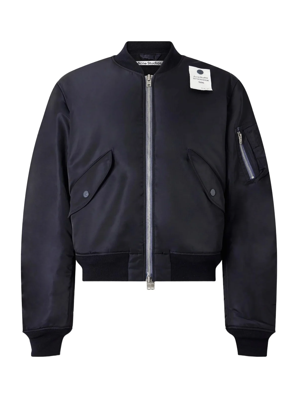 Acne Studios Orby Embellished Fleece-Lined Padded Twill Bomber Jacket - Men