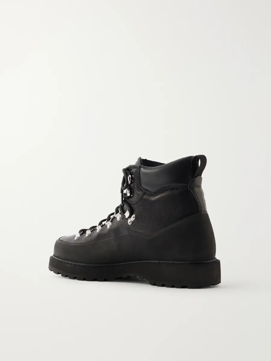 Diemme Roccia Vet Rubber-Trimmed Full-Grain Leather Hiking Boots - Men | Thumbnail 4