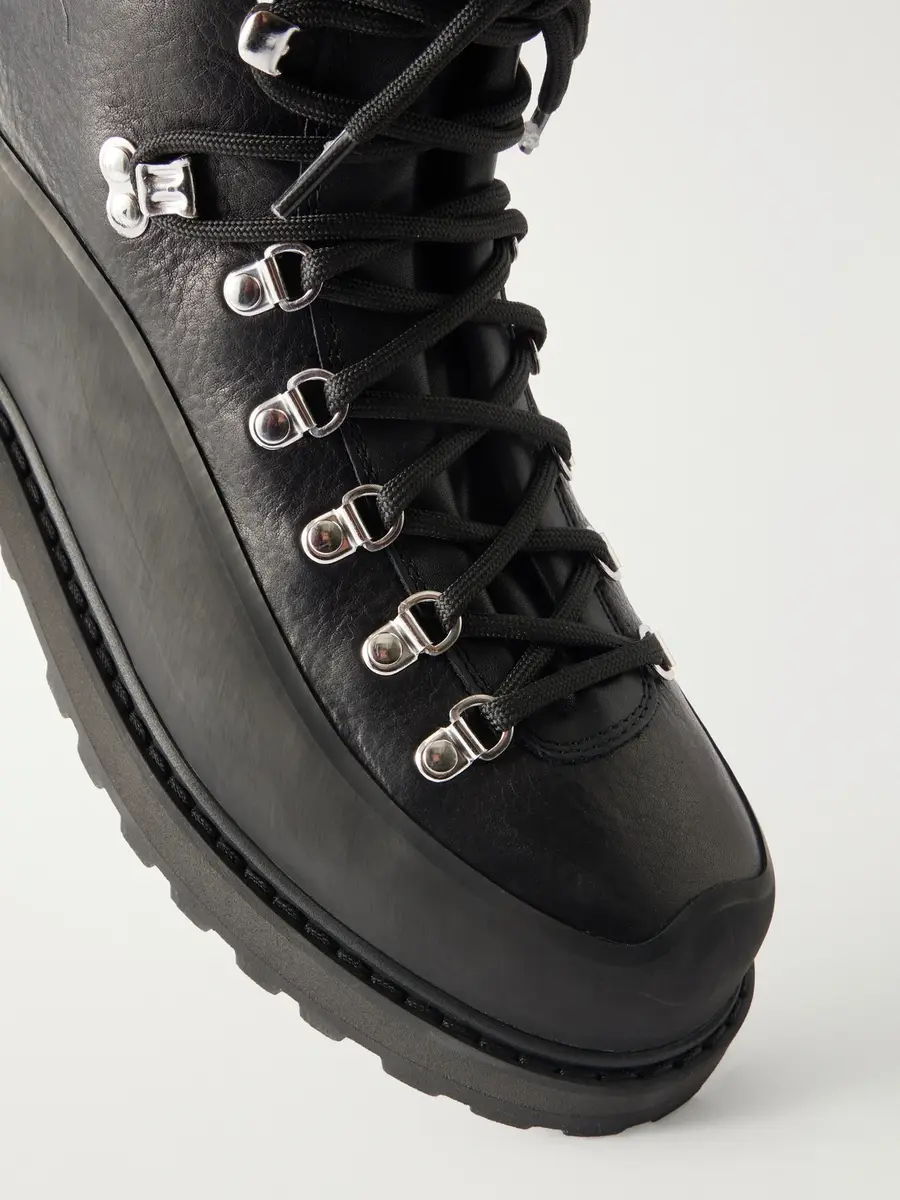 Diemme Roccia Vet Rubber-Trimmed Full-Grain Leather Hiking Boots - Men | Thumbnail 5