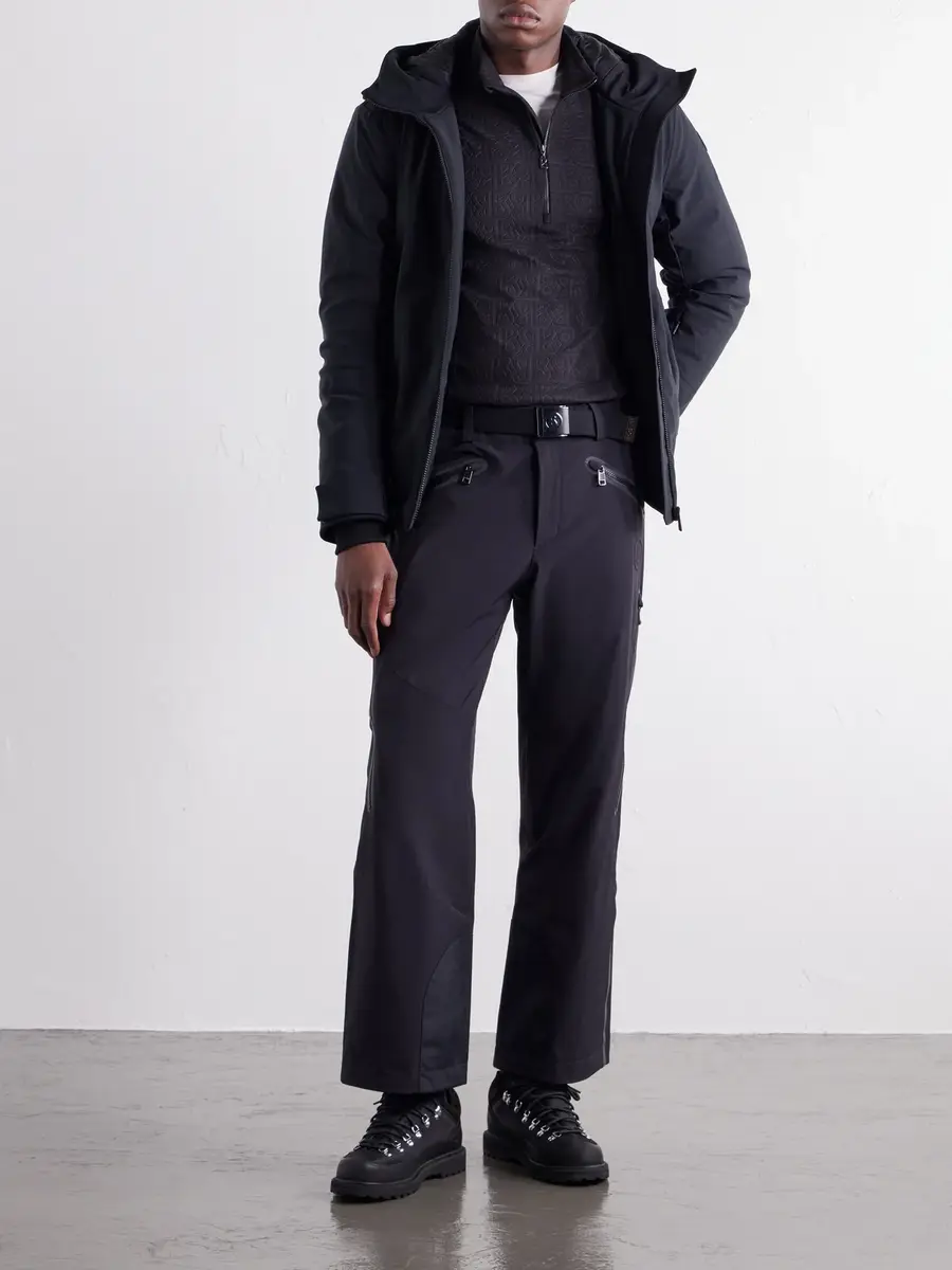 Bogner Harry Logo-Print Stretch-Fleece Half-Zip Ski Midlayer - Men | Thumbnail 2 Bogner Harry Logo-Print Stretch-Fleece Half-Zip Ski Midlayer - Men | Thumbnail 2