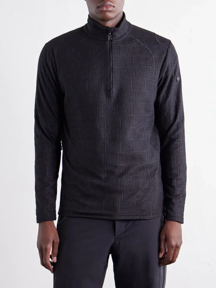 Bogner Harry Logo-Print Stretch-Fleece Half-Zip Ski Midlayer - Men | Thumbnail 3 Bogner Harry Logo-Print Stretch-Fleece Half-Zip Ski Midlayer - Men | Thumbnail 3