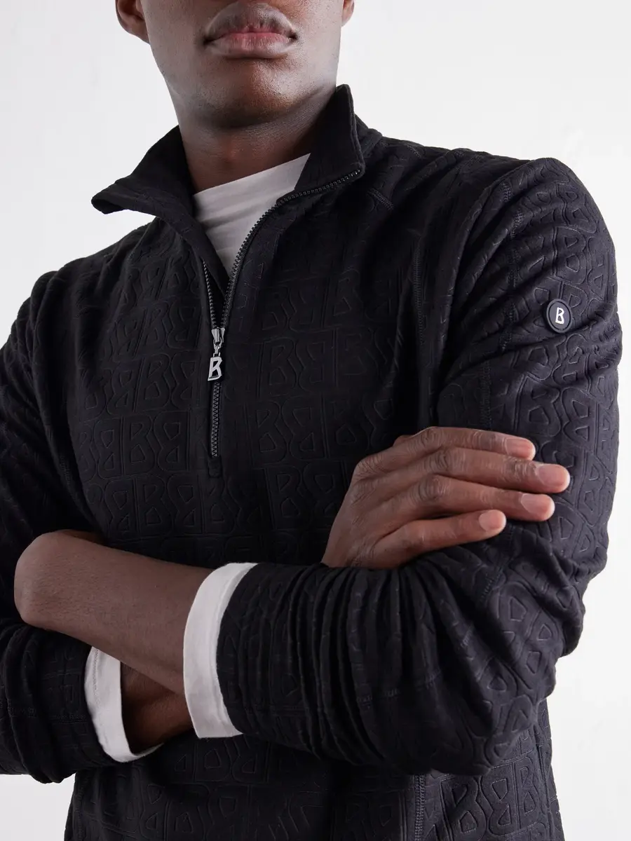 Bogner Harry Logo-Print Stretch-Fleece Half-Zip Ski Midlayer - Men | Thumbnail 5 Bogner Harry Logo-Print Stretch-Fleece Half-Zip Ski Midlayer - Men | Thumbnail 5