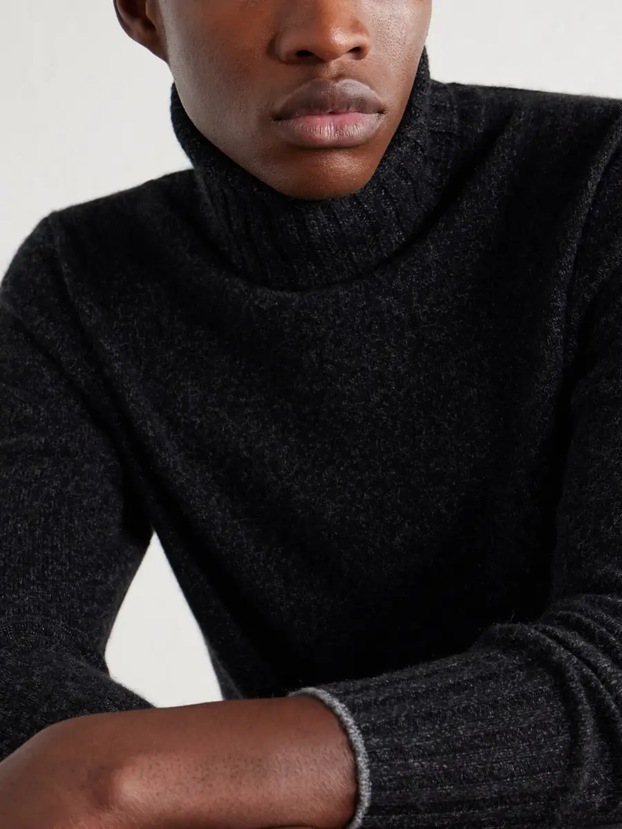 N.Peal Brompton Cashmere Rollneck Sweater - Men | Thumbnail 5 N.Peal Brompton Cashmere Rollneck Sweater - Men | Thumbnail 5