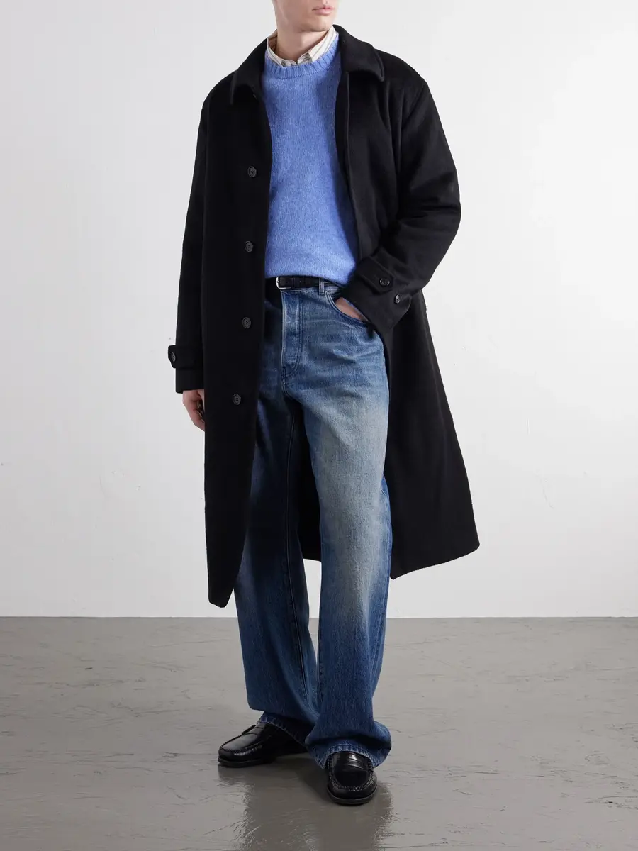 NN07 Gibson 80040 Brushed Woven Wool-Blend Coat - Men | Thumbnail 2 NN07 Gibson 80040 Brushed Woven Wool-Blend Coat - Men | Thumbnail 2