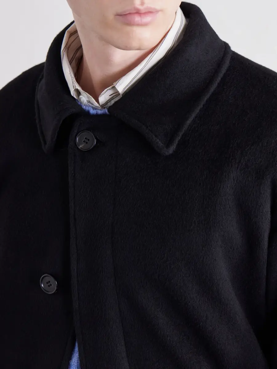 NN07 Gibson 80040 Brushed Woven Wool-Blend Coat - Men | Thumbnail 5 NN07 Gibson 80040 Brushed Woven Wool-Blend Coat - Men | Thumbnail 5