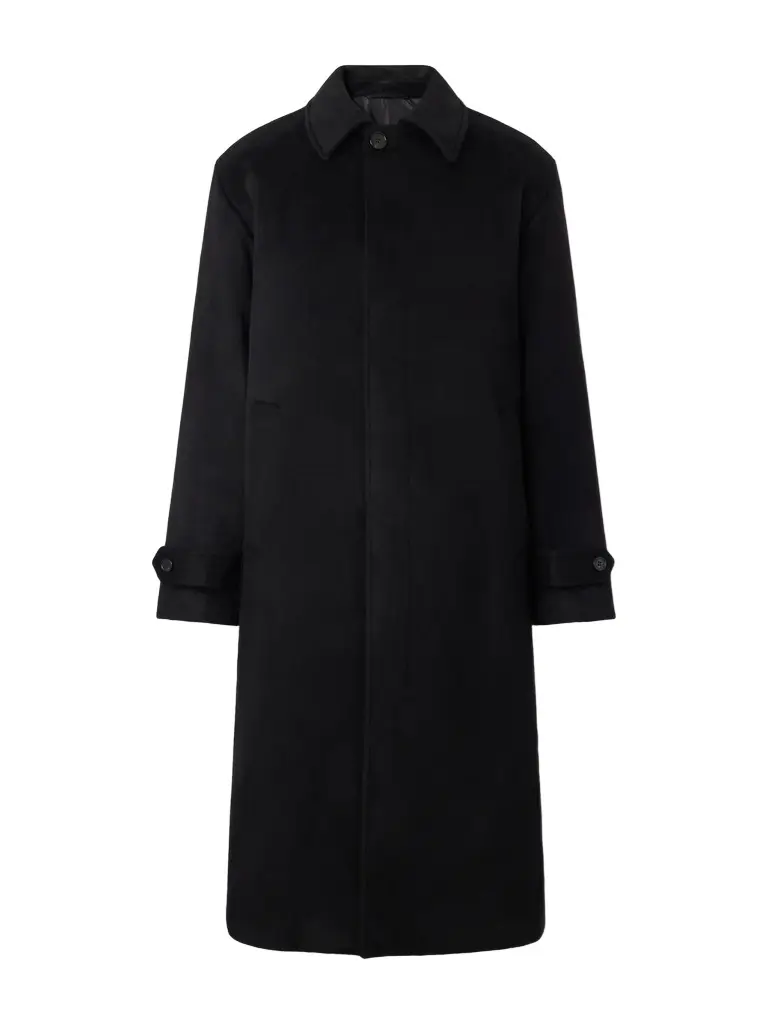 NN07 Gibson 80040 Brushed Woven Wool-Blend Coat - Men