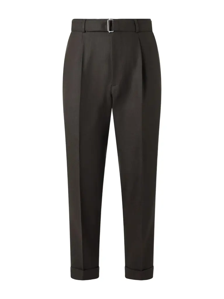OFFICINE GÉNÉRALE Hugo Tapered Virgin Wool-Twill Suit Trousers - Men