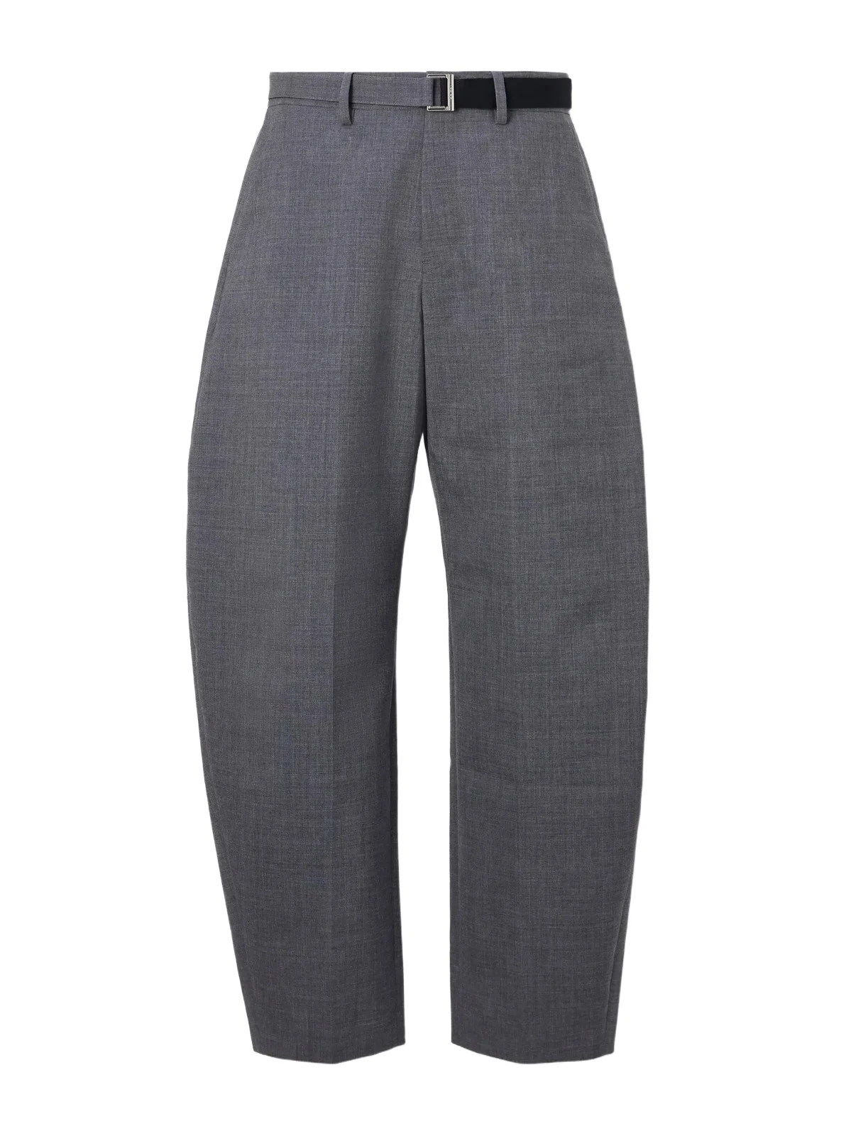 Sacai Barrel-Leg Belted Woven Trousers - Men