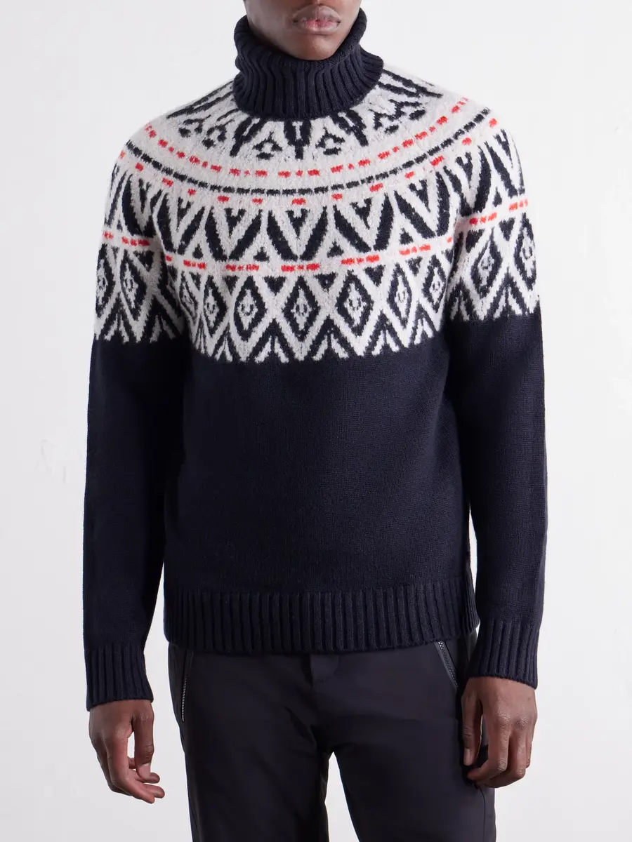 Bogner Roxter Fair Isle Jacquard-Knit Cashmere Rollneck Ski Mid-Layer - Men | Thumbnail 3 Bogner Roxter Fair Isle Jacquard-Knit Cashmere Rollneck Ski Mid-Layer - Men | Thumbnail 3