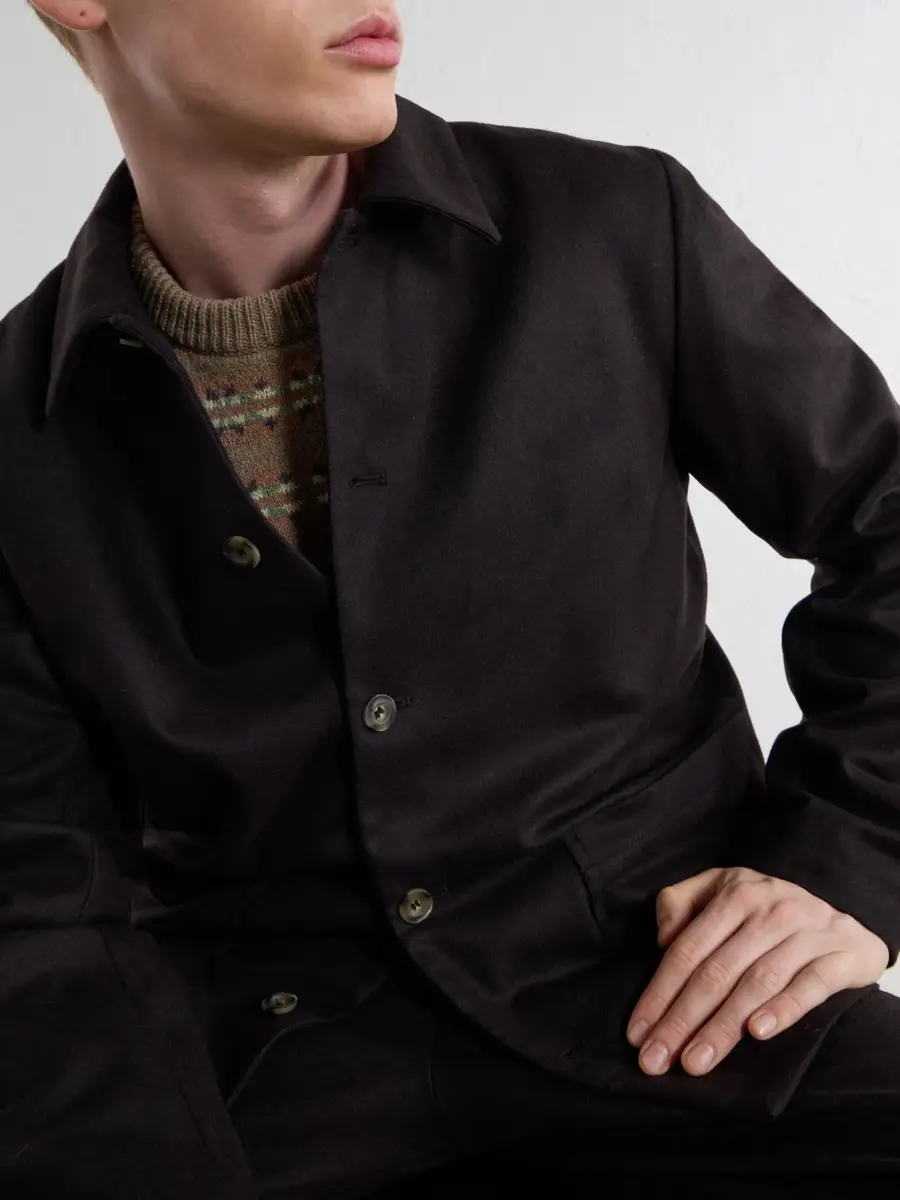 A.P.C. Brest Wool-Blend Twill Blouson Jacket - Men | Thumbnail 5 A.P.C. Brest Wool-Blend Twill Blouson Jacket - Men | Thumbnail 5